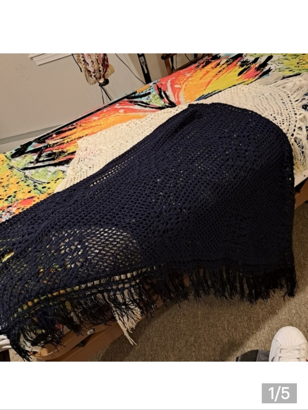 2 Knitted Scarves